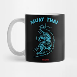 Muay Thai Tiger Sak Yant Tattoo Kickboxing Thailand Mug